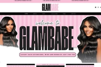 build hair extension store hair extension website wix hair website beauty store