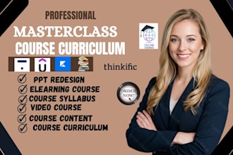 online curriculum course powerpoint redesign elearning masterclass video course