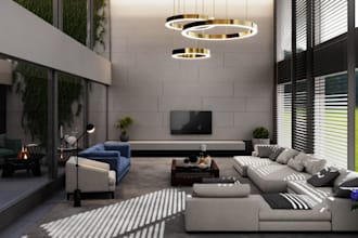 remodel 3d luxury cozy livingroom, minimal bedroom, boho dining room, sweet home
