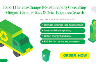 provide expert climate change and sustainability consulting