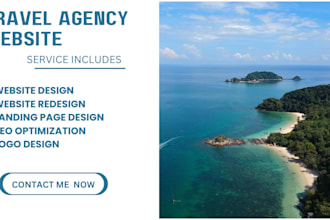 build wordpress travel agency and tour booking website