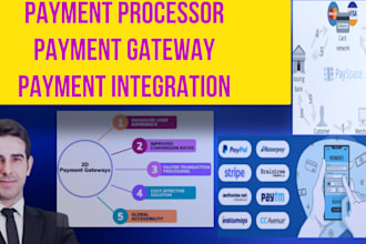 set up high risk payment gateways, with 2d and 3d secure payment processors