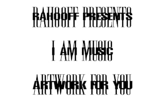 make a custom i am music cover art for you