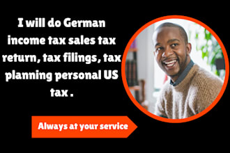 do german income tax sales tax return, tax filings, tax planning personal US tax