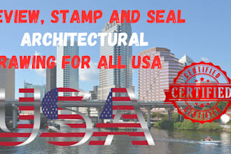 draw, stamp architectural drawing engineering drawing floor plan for city permit