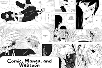 create stunning comic, manga, or webtoon pages for you
