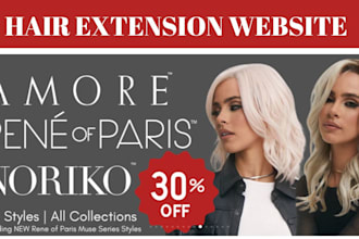 build luxe hair extension website hair extension shopify store har website