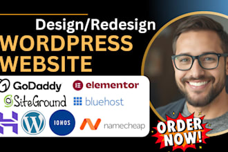 build wordpress website on bluehost namecheap siteground godaddy hostinger
