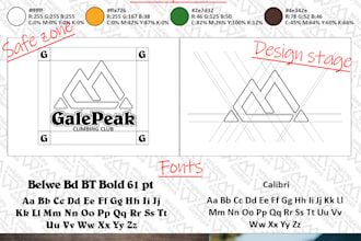 develop a logo for climbing club
