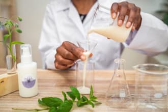 be cosmetic chemist to develop formulation for organic product