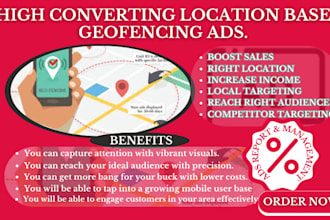 run high converting geofencing ads to target local customers