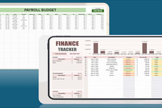 build excel templates for finance, management accounting