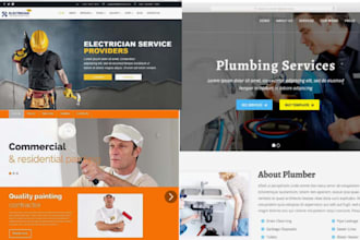 build squaresapce plumbing website electrician website painter painting website