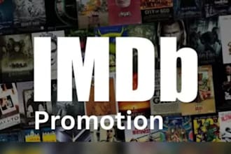 promote your imdb profile to improve starmeter rank, movie rating