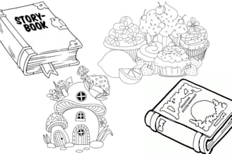 design amazing kids book coloring book coloring pages for kids