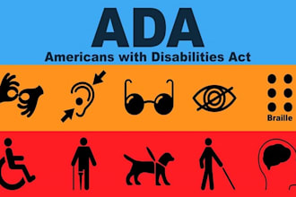 develop and install ada compliance, wcag, aoda compliance