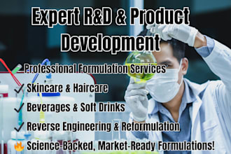 be your formulation chemist for product development