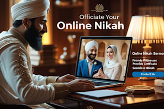 lead your online islam marriage as an official imam nikah