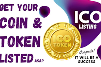 trend your token or coin listing on coinmarketcap, ico coingecko, memecoin