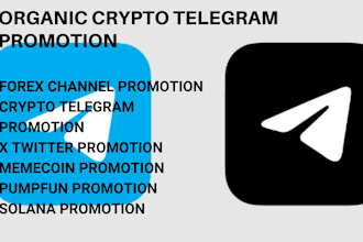 boost crypto meme coin page forex channel promotion twitter telegram subscriber
