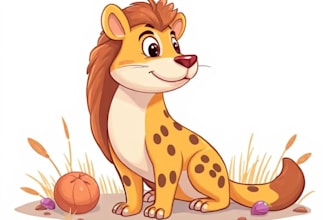 draw cute cartoon or animal illustration