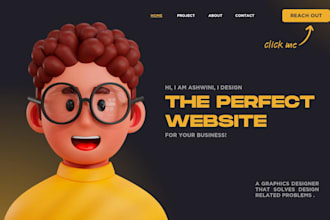 design responsive landing page or one page website using elementor pro