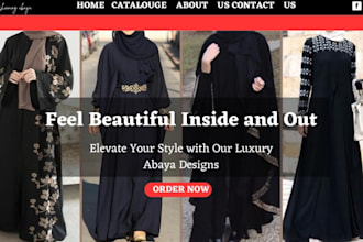 design abaya shopify islamic wear store hijab website religious wear store