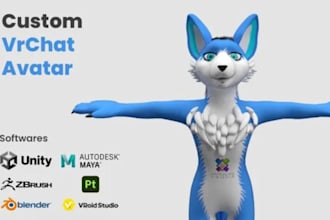upload vrc avatar, vr game ar vr character, vrchat unity, furry vrc vrchat world