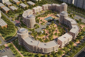 redesign 3d real estate architectural building rendering, cgi exterior, interior