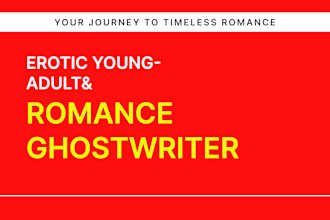 write immersive fiction story as romance ghostwriter, ebook writer, memoir novel