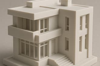 design a detailed 3d monument or historical landmark city monument statues model