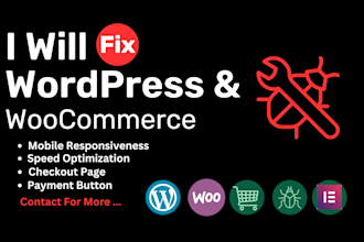 urgent fix wordpress login signup page reload checkout page email issue urgently