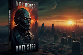 design a great cover for sci fi, horror book cover