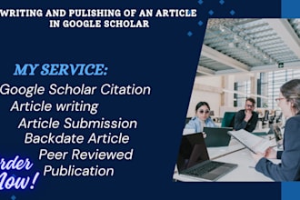 create eb1 visa researchers profile to increase google scholar citation journal