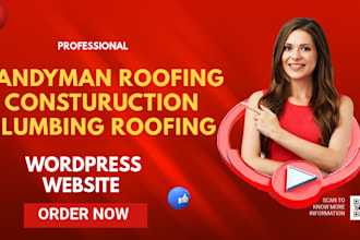 redesign handyman construction hvac plumbing cleaning roofing business website