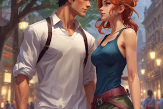 draw your couple character with anime style