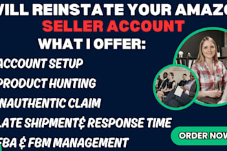 reinstate your amazon seller account