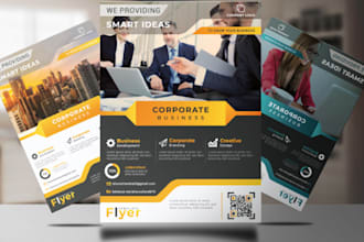 design business, event, church, real estate, and book promotion flyer