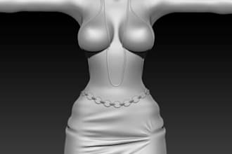 create realistic 3d clothing mesh 3d design 3d fashion clothing for second life