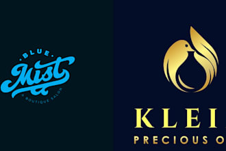 fashion, beauty, cosmetic spa hair salon logo design