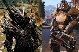 do custom skyrim mod, sfm mod, fallout character and mod asset for your game