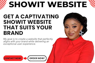 do customize fix showit design showit website showit redesign showit expert