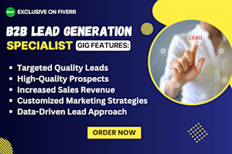 do targeted b2b lead generation, linkedin leads, business leads, list bui