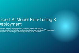 provide expert ai model fine tuning