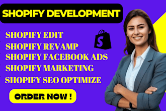 revamp shopify store edit boost facebook ads wix SEO marketing