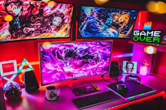 design gaming website, online gaming website, gaming video