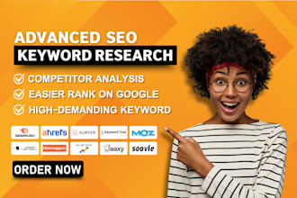 do advanced SEO keyword research and competitor analysis