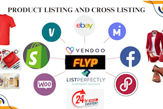crosslist products using list perfectly, vendoo and flyp to any marketplace