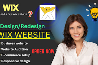 do wix website design  redesign online store fix wix booking error bug clone