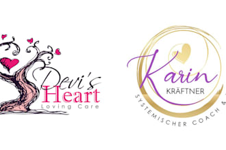 custom minimal cosmetics spa wellness fitness logo for your brand